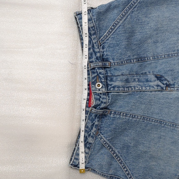 Vintage UNIONBAY High Waist Jean Shorts Juniors Size 11 - Picture 7 of 9